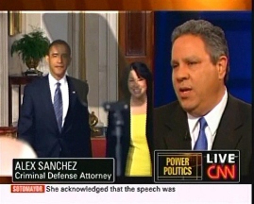 Alexander Sanchez on CNN News Show